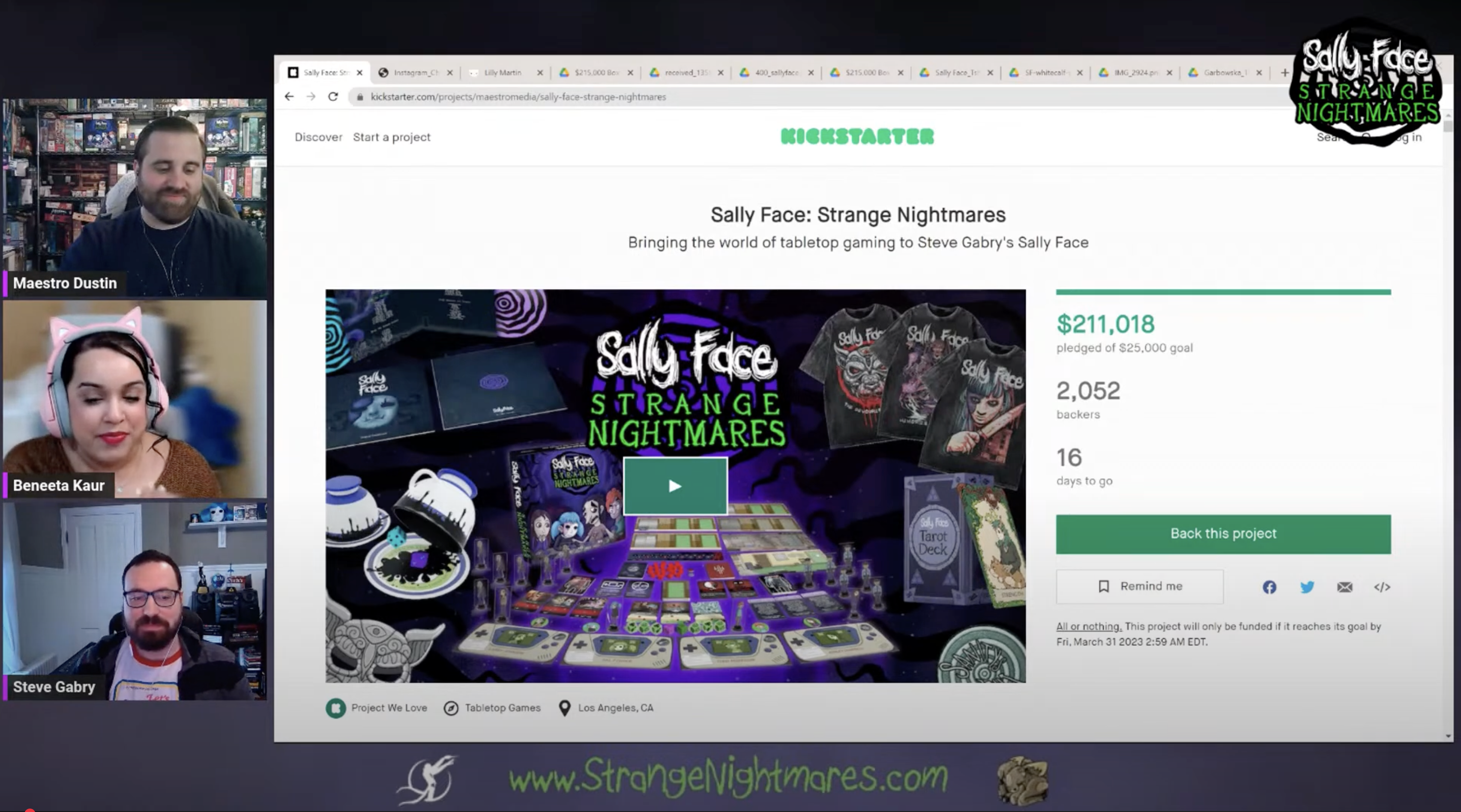 Sally Face: Strange Nightmares Q&A Livestream